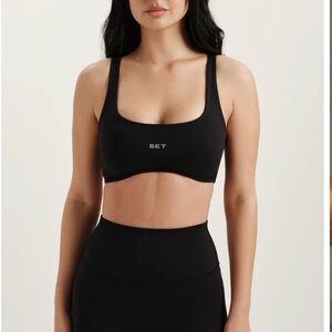 SET Active Lux Rise Sports bra - Onyx